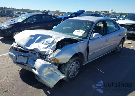 2002 Buick Century Custom z USA, uszkodzony, nr VIN 2G4WS52J221194458